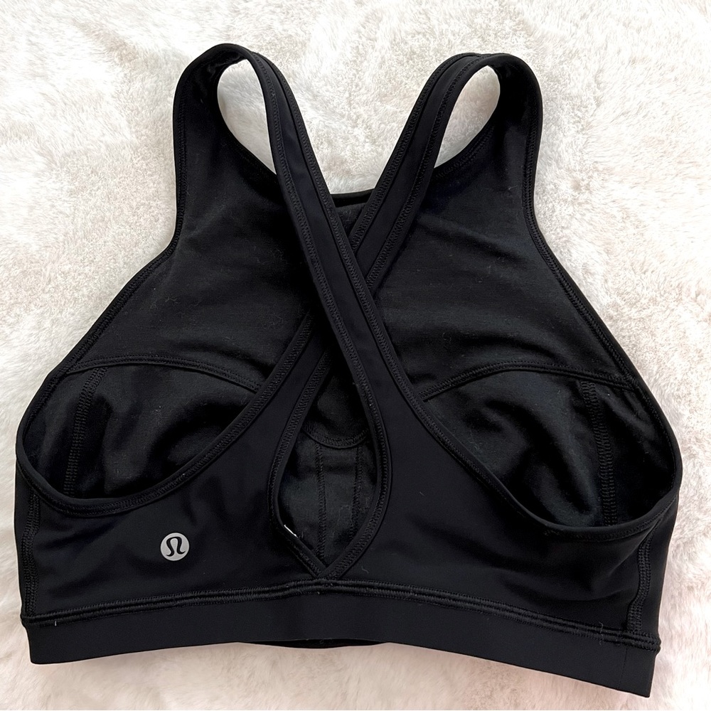 Lululemon Colour Me Quick Bra Black / Flash Light Tone Size 4 - Picture 10 of 13
